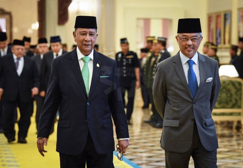 Agong at the 253rd meeting of Conference of Rulers